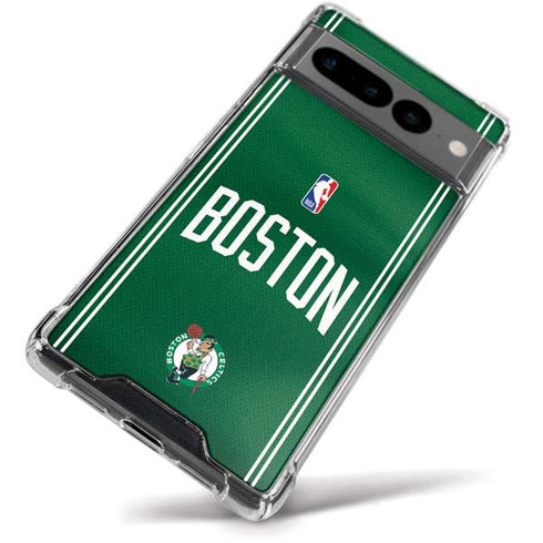 NBA Boston Celtics Jersey Google Pixel 7 Pro Clear Case